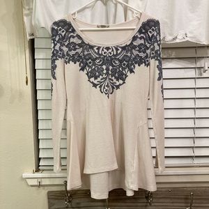 Energe brand swing or peplum top